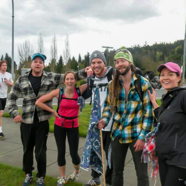 VIU students take a break during the VIU Amazing Race